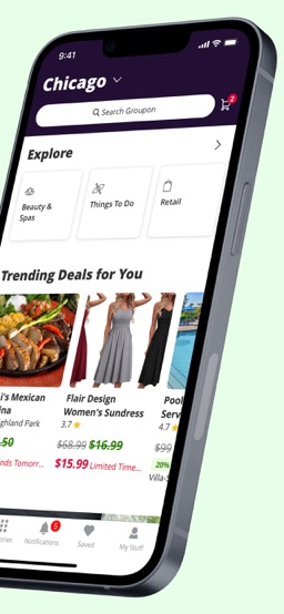 Groupon app screenshot