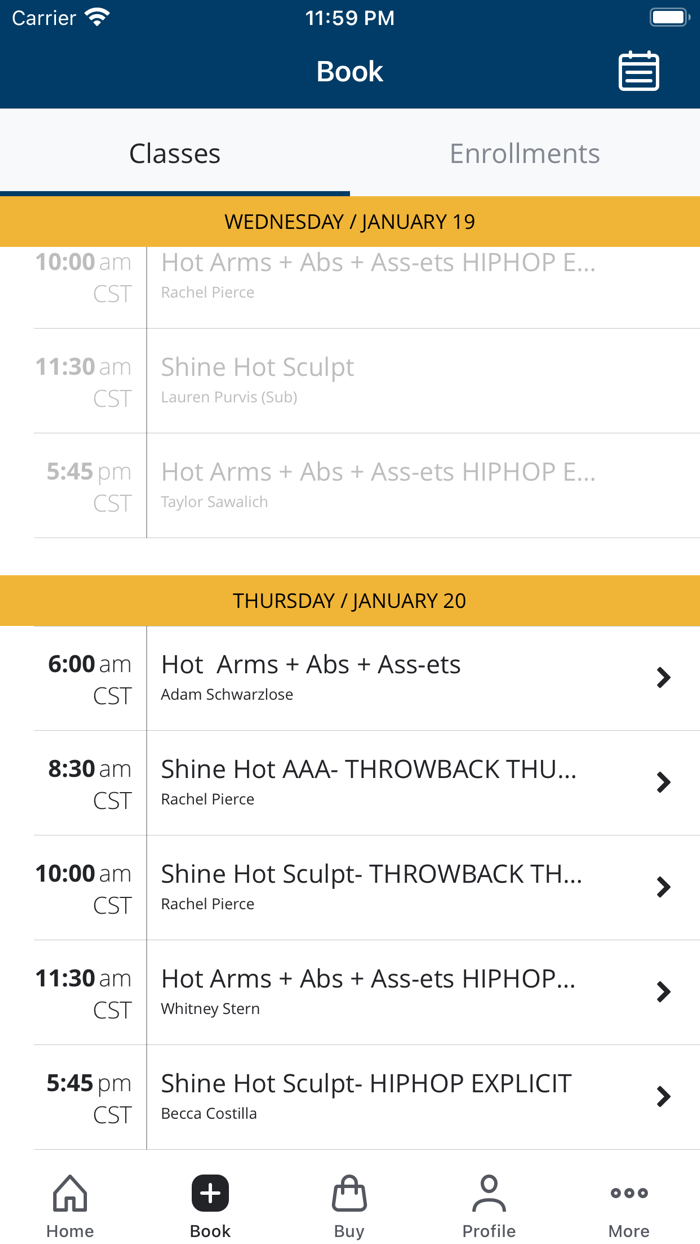 Shine Hot Pilates and Sculpt