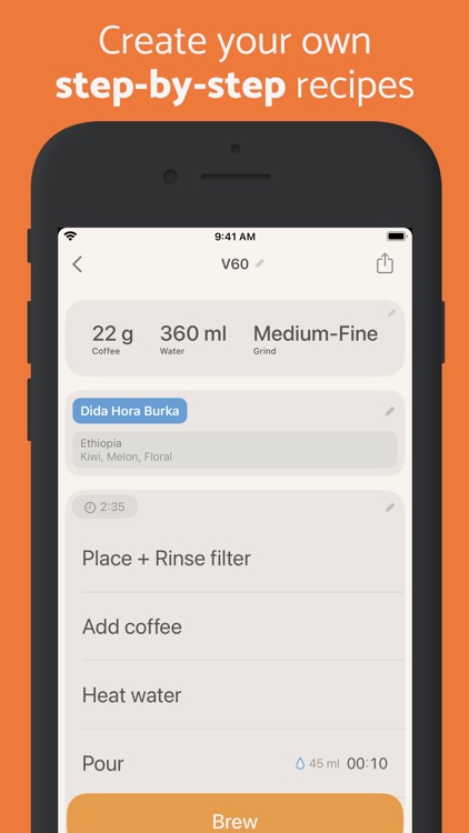 Brew Timer - Coffee Recipes