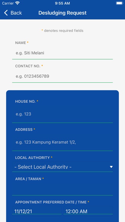 Indah water contact number
