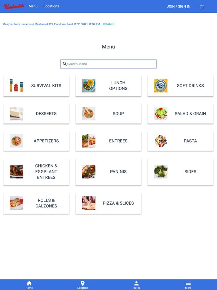 Umbertos Family Rewards