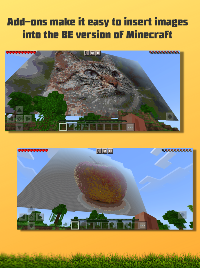 Mosaic art for Minecraft