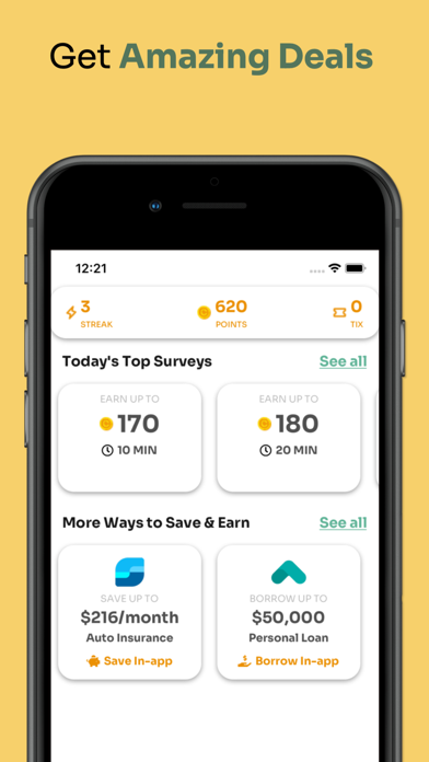 Cheddar: Get paid for surveys screenshot 3