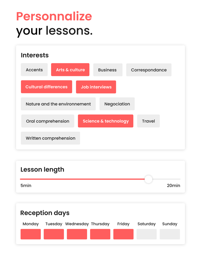 Language lessons - Gymglish