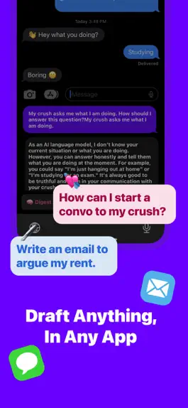 Game screenshot Smarty - AI keyboard chatbot apk