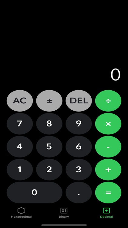 Binary and Hex Calculator