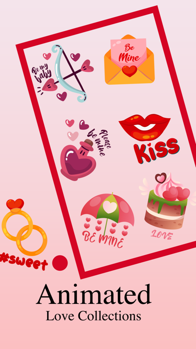 Animated Love Stickers! screenshot 2