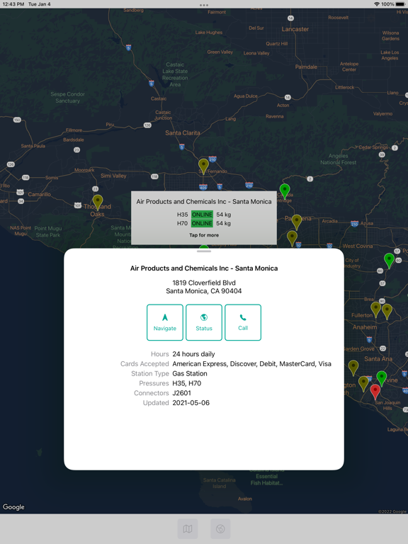 Hydrogen Stations USA screenshot 3