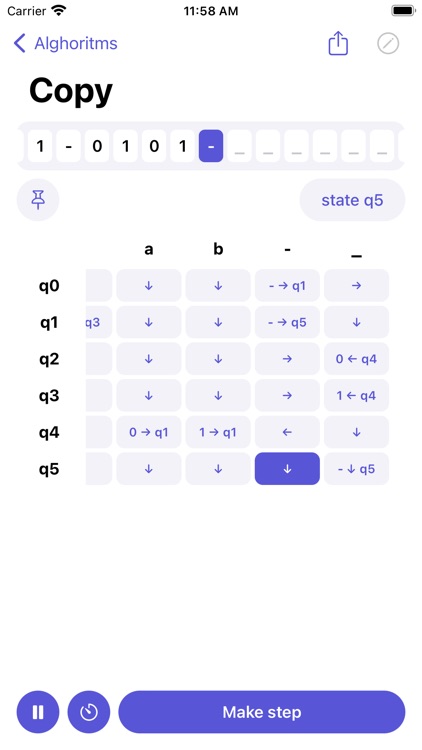 Turing Machine - Simulator by Rustam Khakhuk