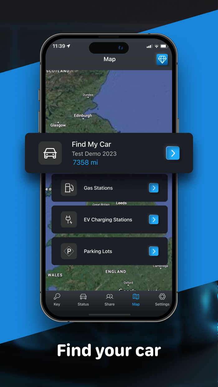 Smart Car Key Connected
