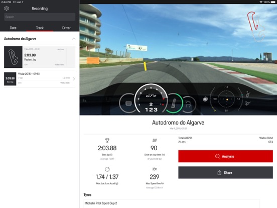 Porsche Track Precision screenshot 2