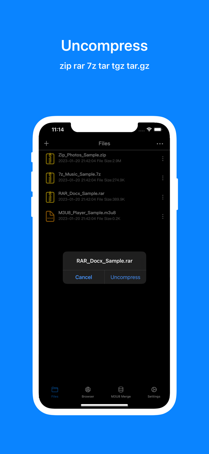 Zipym File Manager Browser