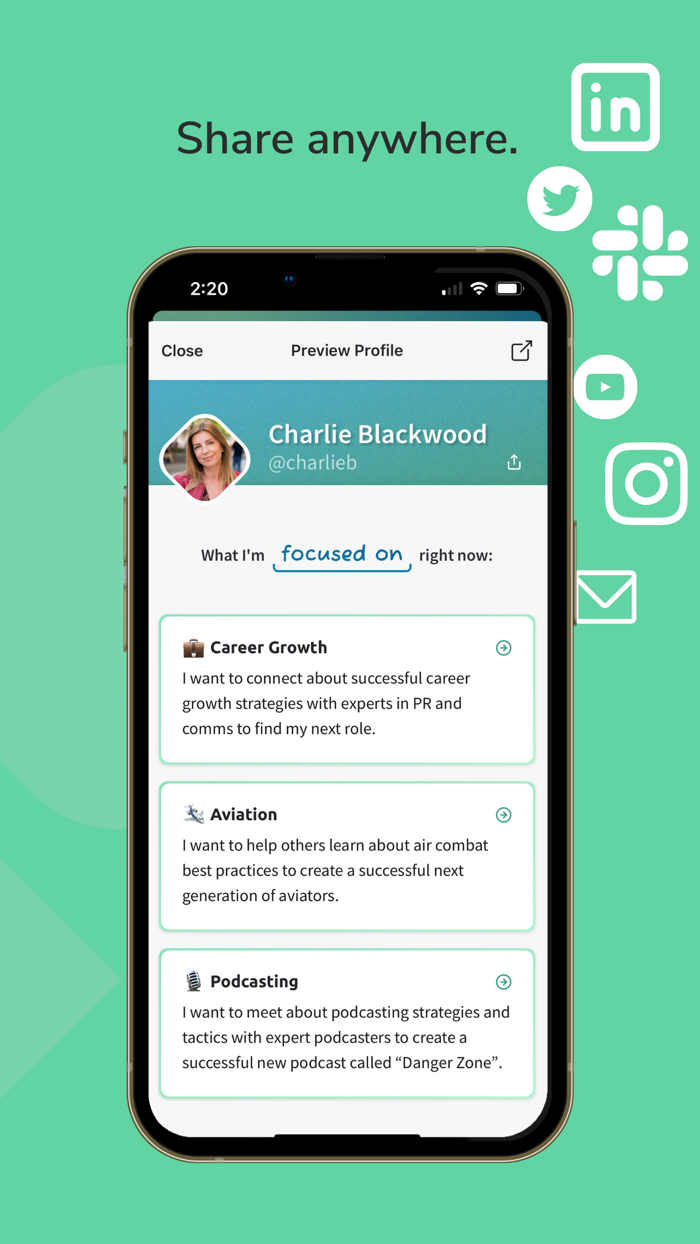 Gated Share Your Focus