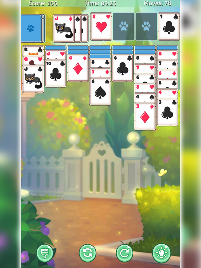 Solitaire Cat Puzzle