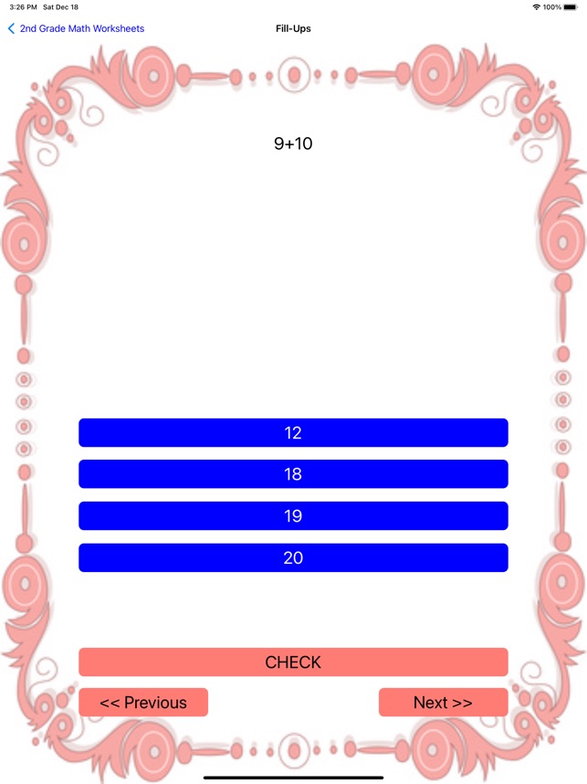 2nd Grade Math Worksheets on the App Store