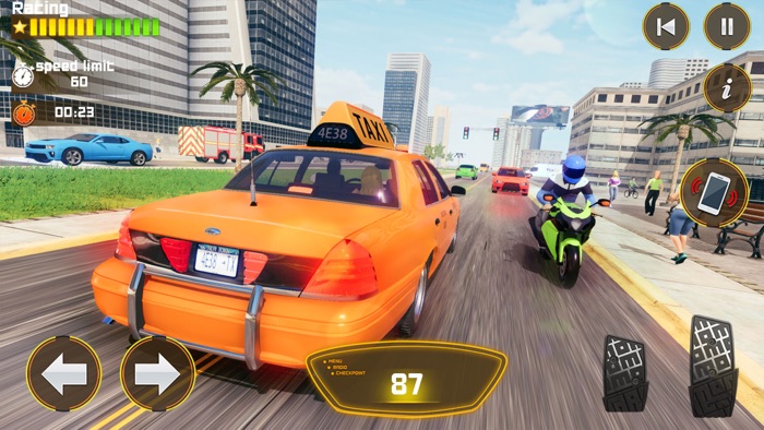 Crazy Taxi Driving School Sim