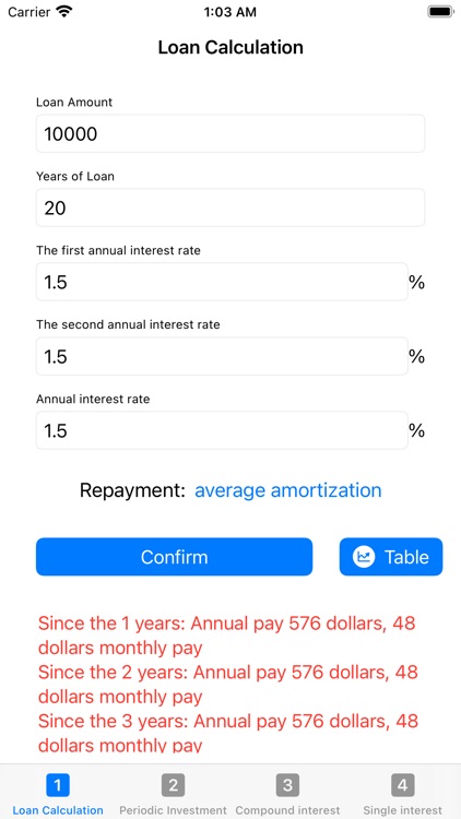 Interest Rate Calculation