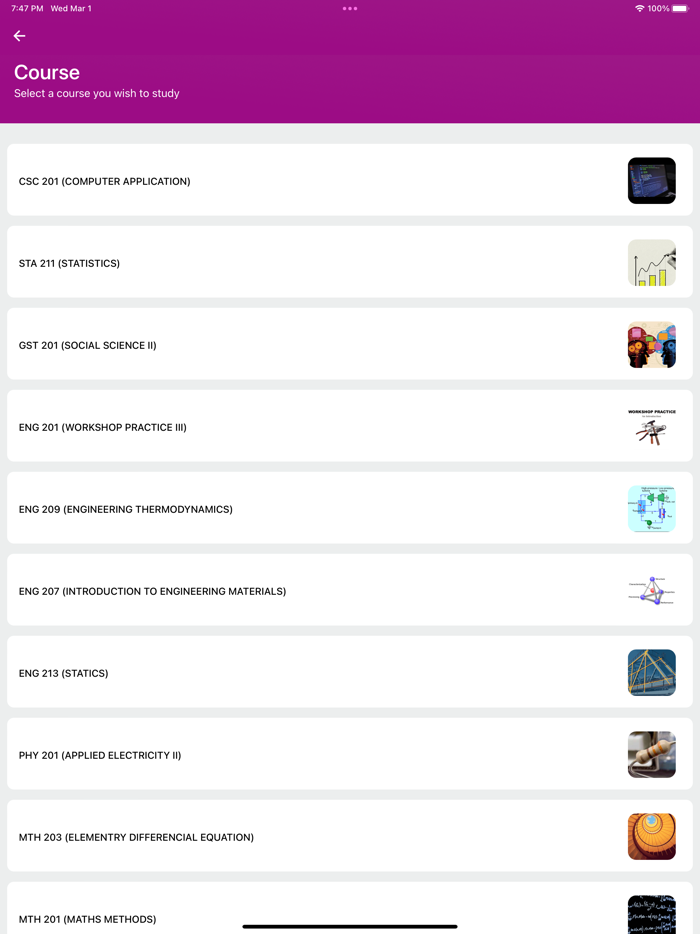 LFX Study - FUTO 200L 1st Sem