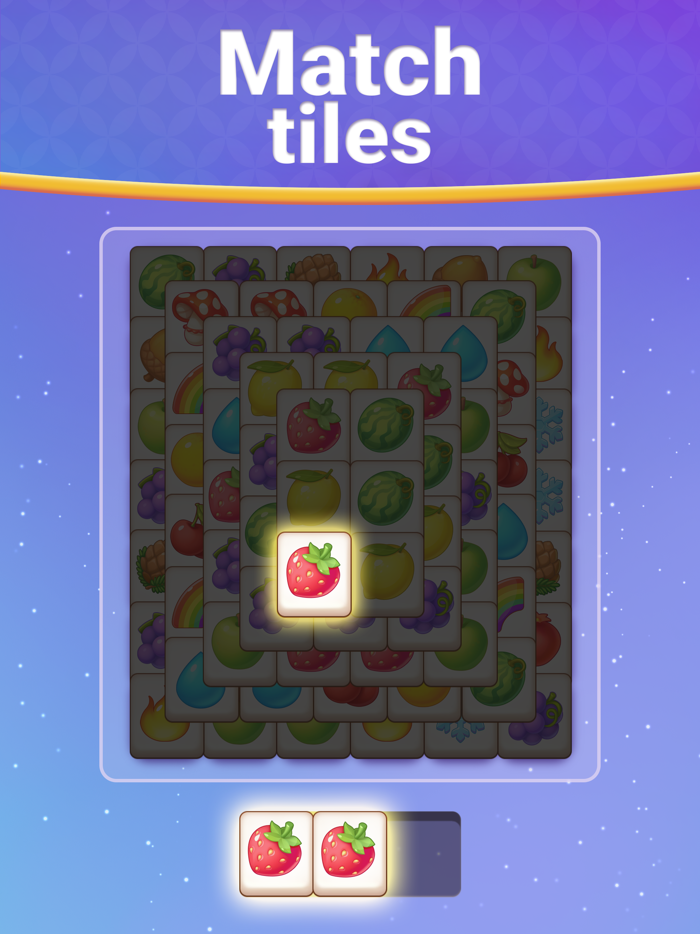 Tile Rush Triple Mahjong Game