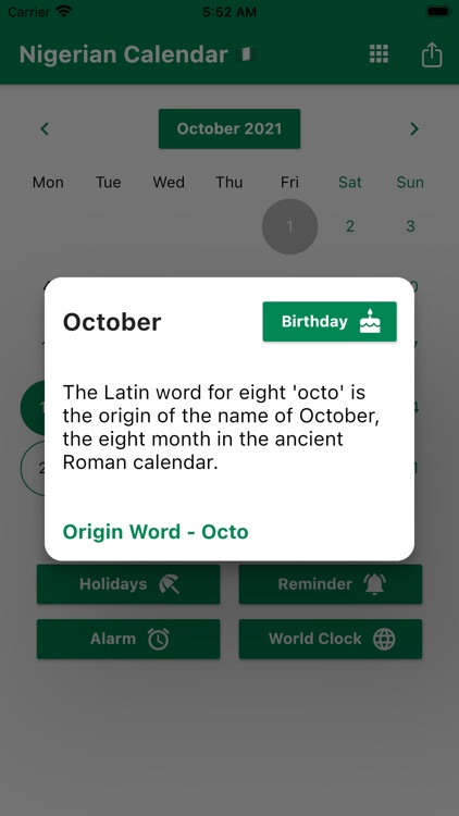 Nigerian Calendar 2022 screenshot-5