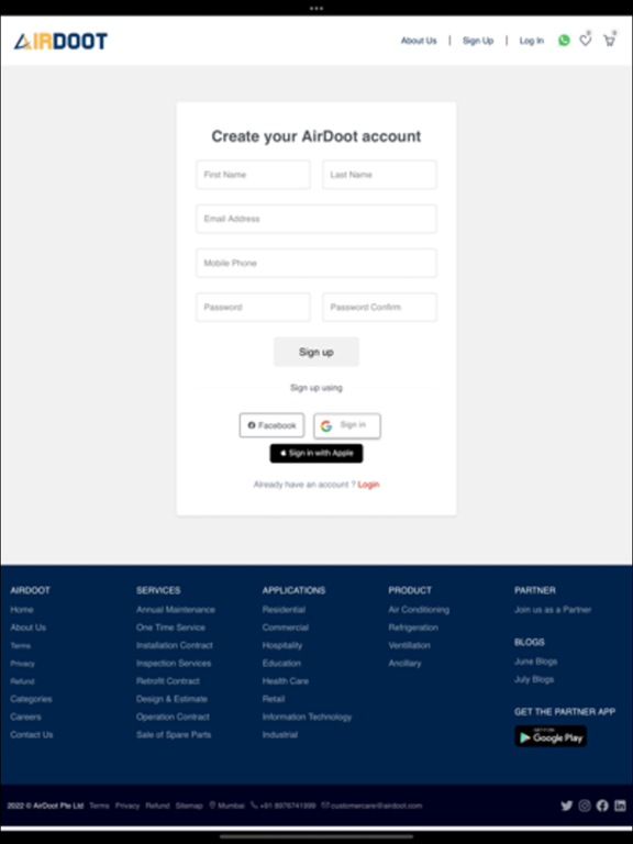 Screenshot #4 pour AirDoot| AC Services & Repairs