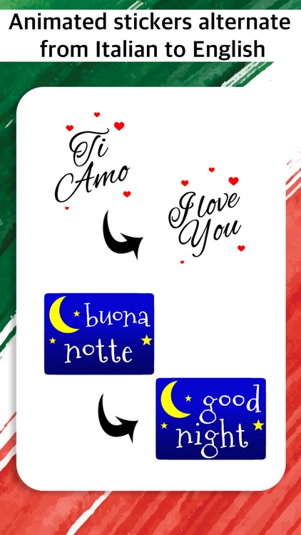 Italian to English Stickers screenshot-0