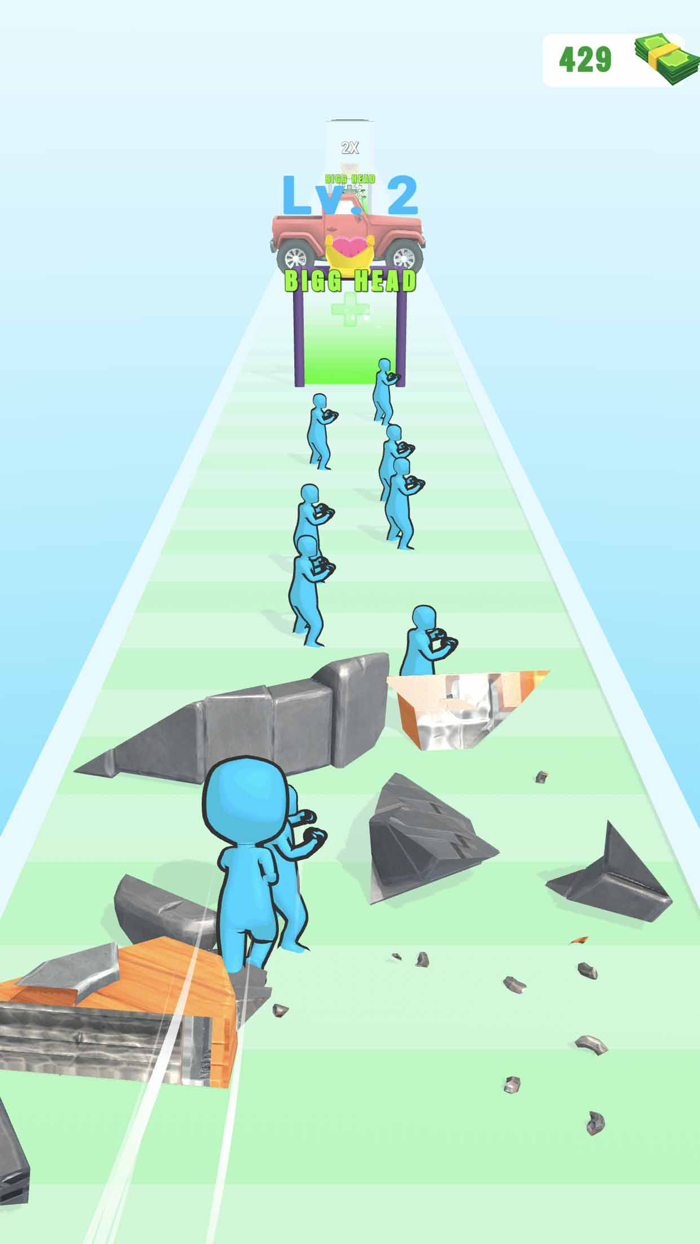 Big Head 3D Runner Game