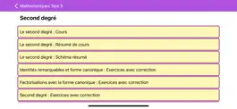 Game screenshot Maths 1ère S apk