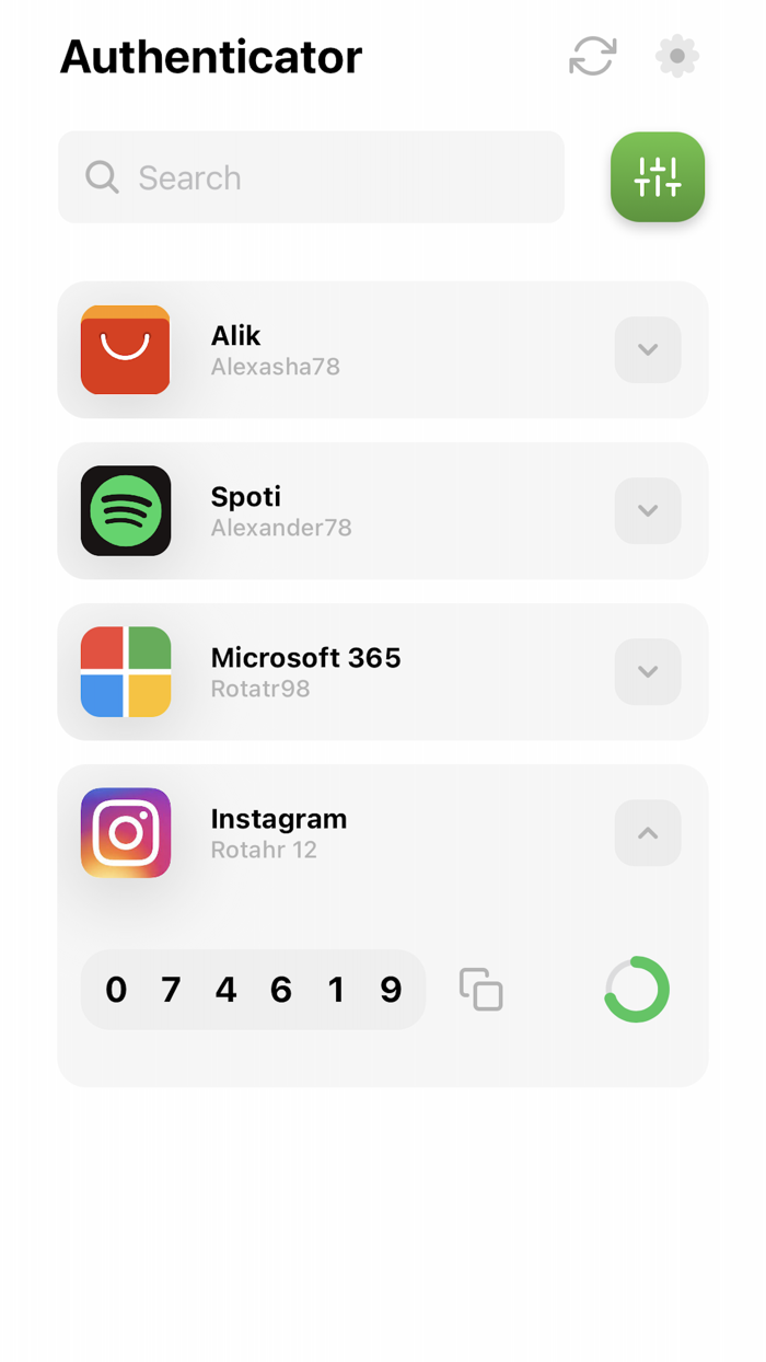 Authenticator - 2 Factor app