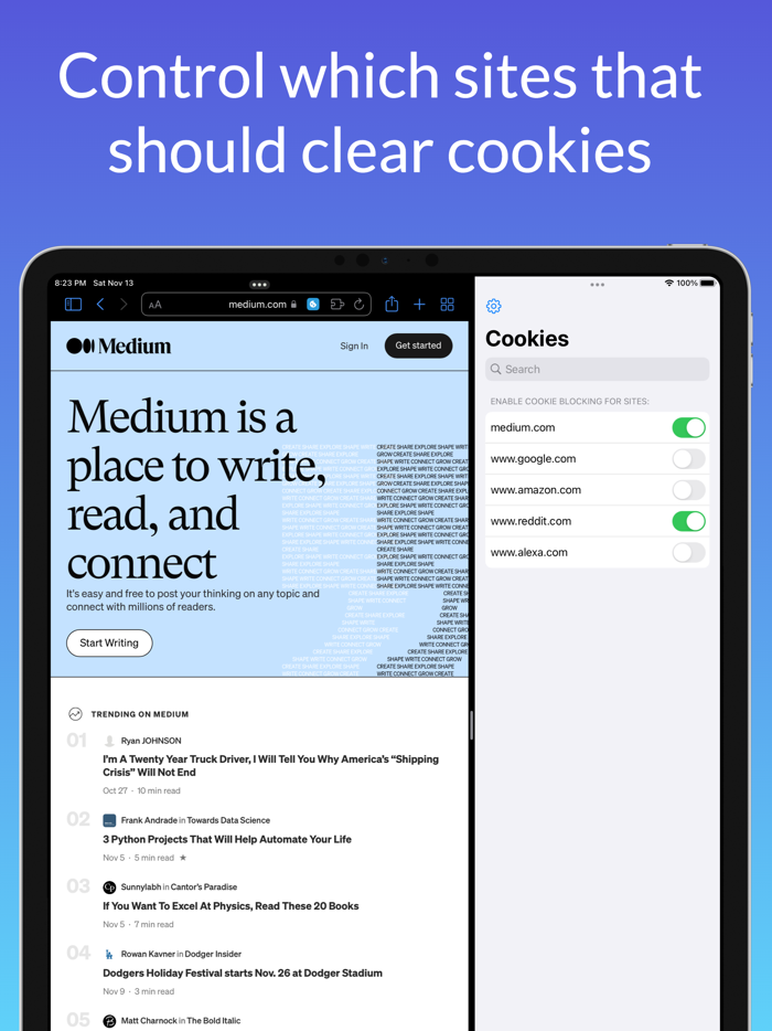 Cookie Blocker Extension