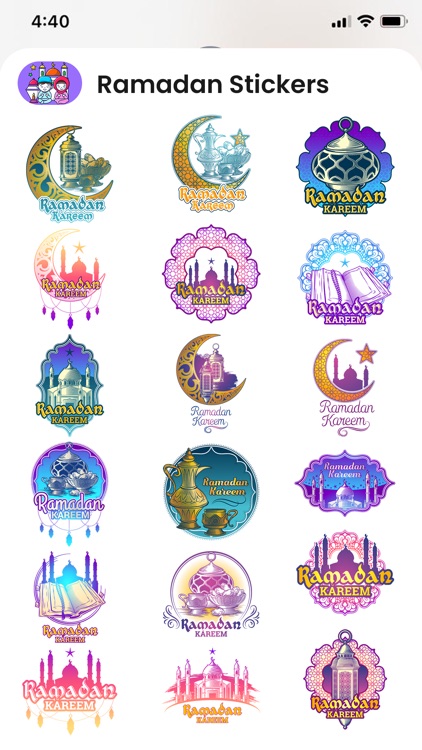 Ramadan & Eid Mubarak Stickers