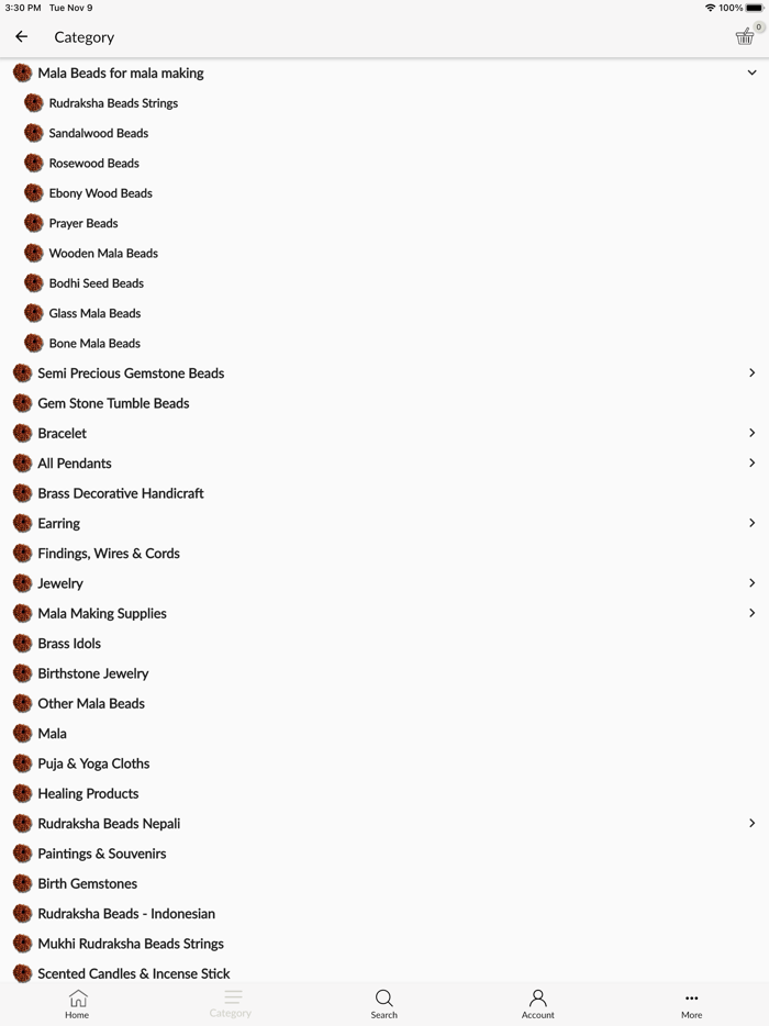 Rudraksha Bead Wholesale Store