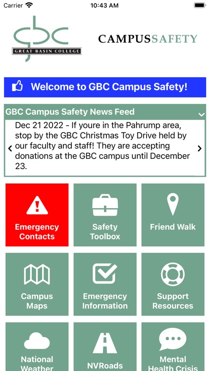 Campus Safety - GBCNV