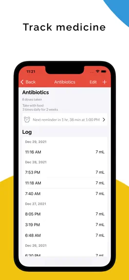 Game screenshot Kid's Health Log apk