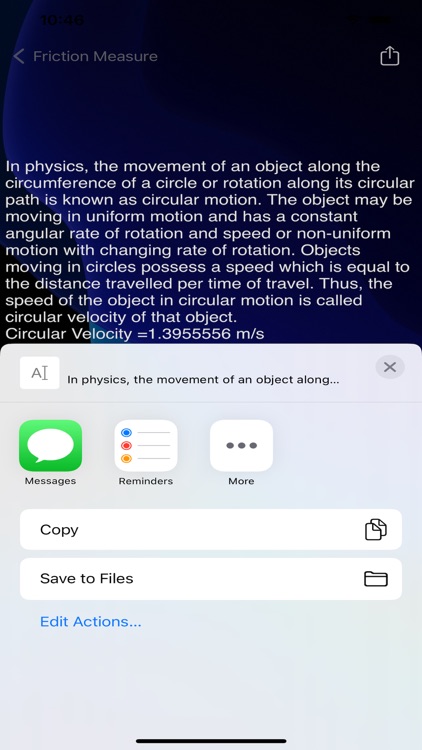 CircularVelocityCalc