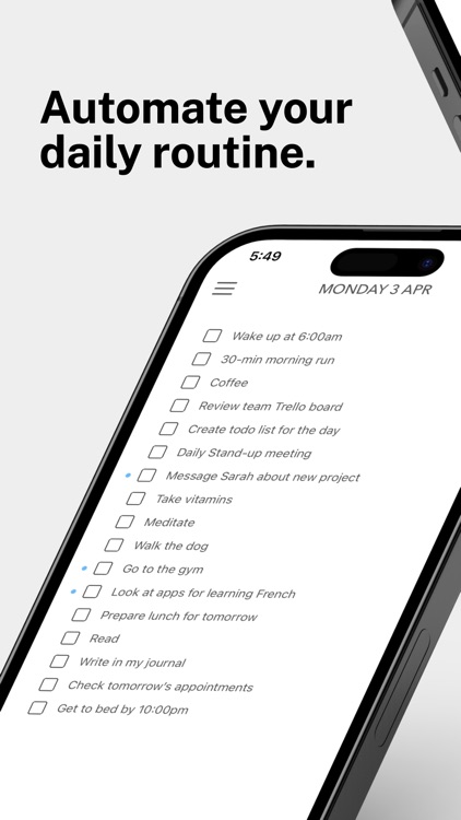 DailyList: Daily ToDo List