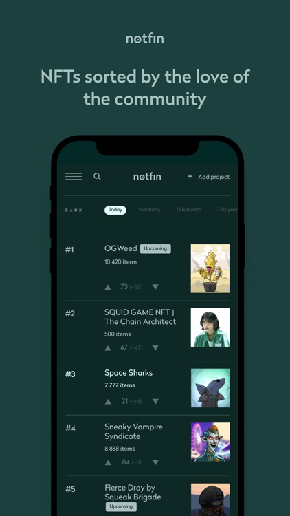 notfin: New NFT & crypto art