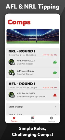 Game screenshot AFL & NRL Tipping - One Pick mod apk