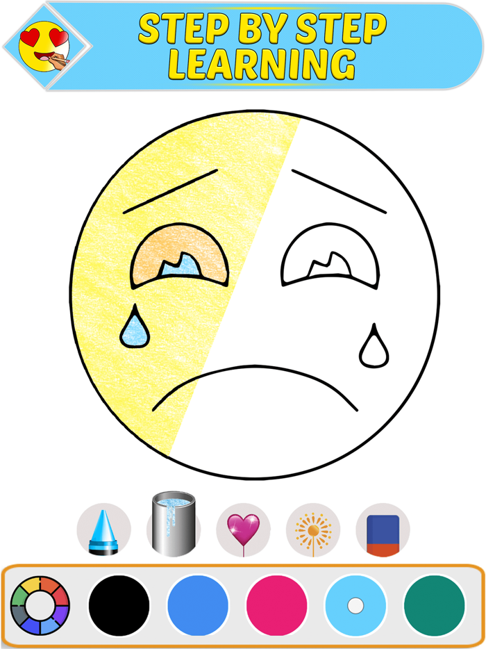 Learn To Draw Emoji Coloring