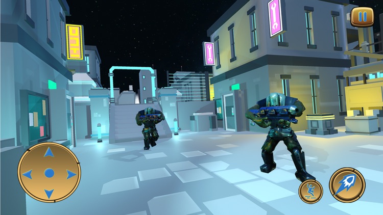 Scifi Robot War Shooting Game