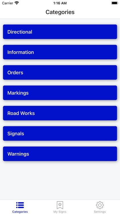 Driving Theory - Road Signs