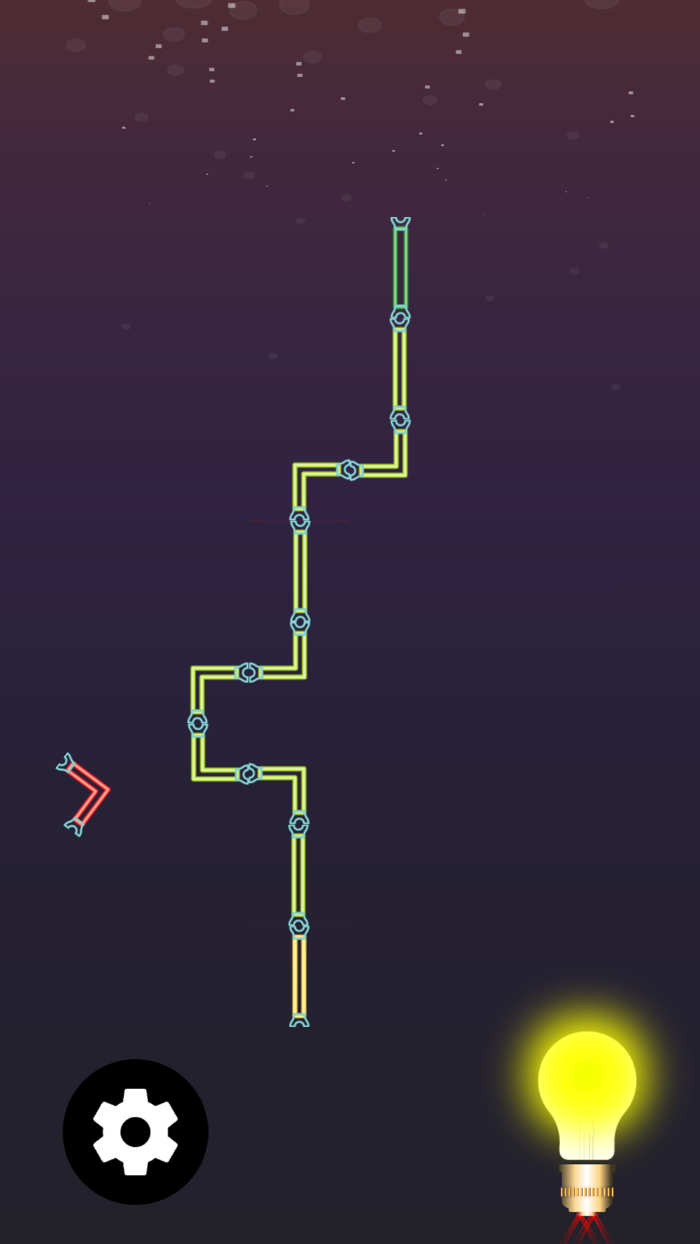 Lit puzzle game of Light