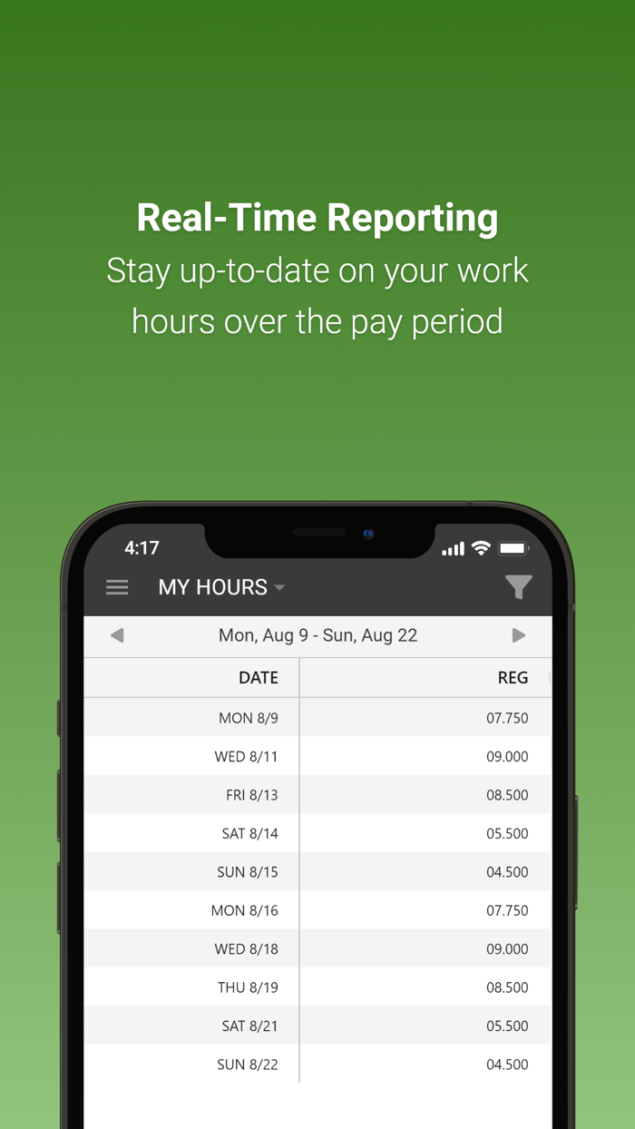 OrbitalShift Time Clock App