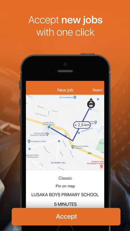 Hover Taxi Driver app