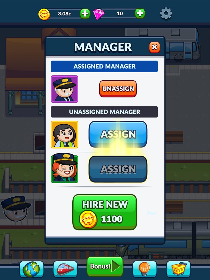 Idle Transport Trains