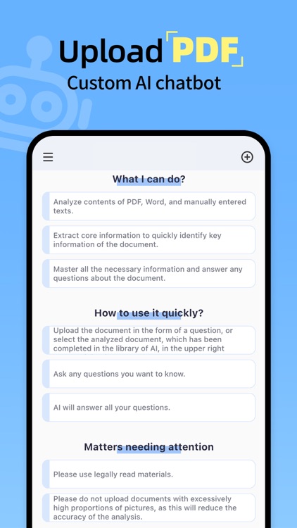 ChatPDF -AI Chat PDF&Word&Text