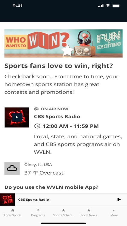 CBS Sports Radio 740 AM Listen Live - Olney, United States