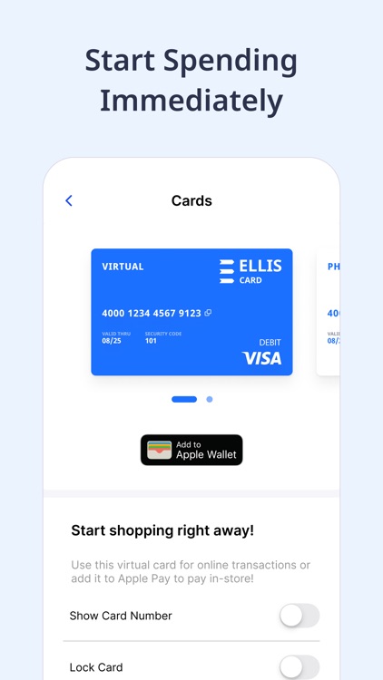 Ellis: Mobile, Banking & Card screenshot-5