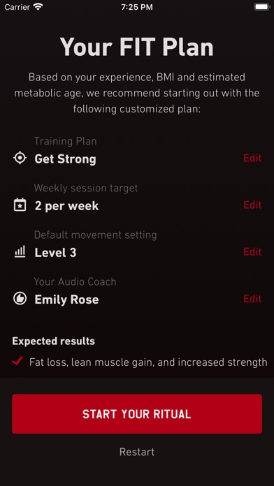 Ritual FIT: HIIT Workouts screenshot 4