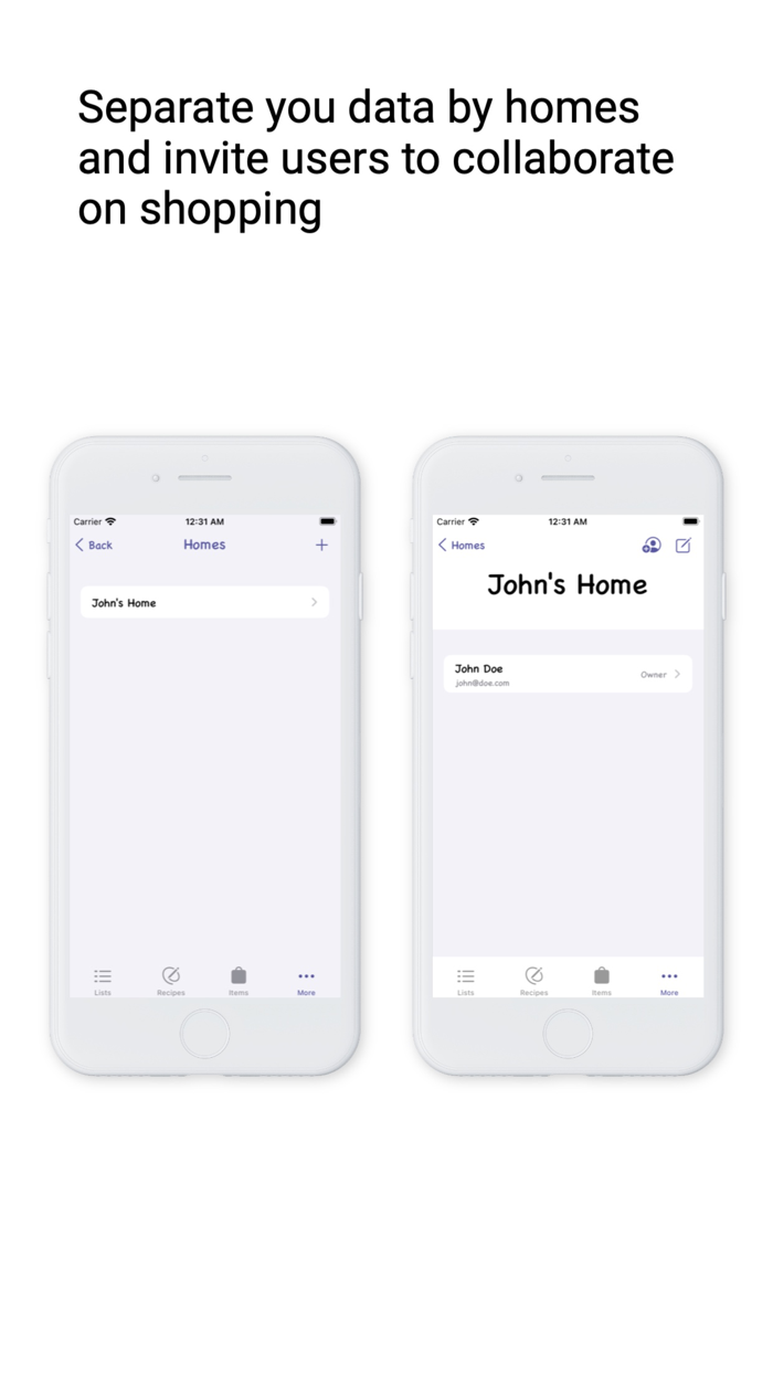 Grocery List Make it simple